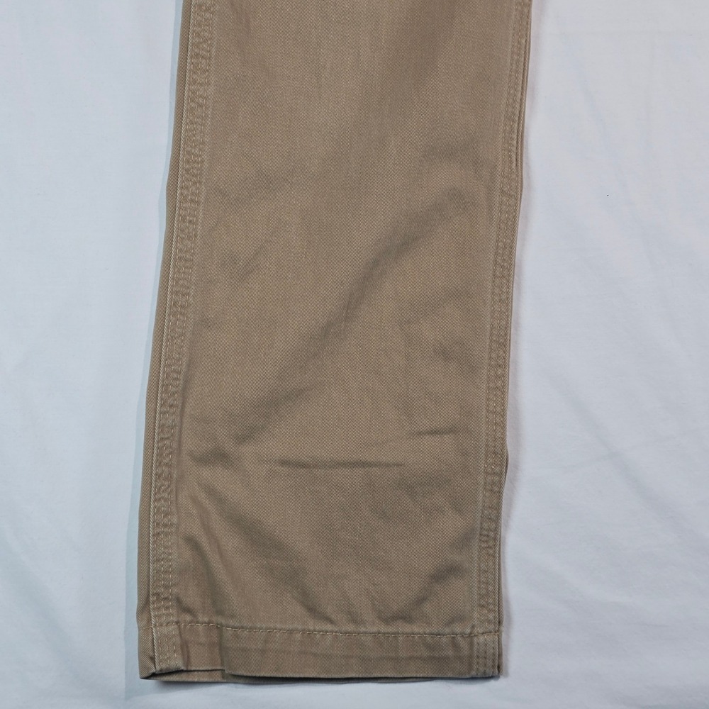 Carhartt Mens 30x32 Tan Canvas Work Pants Straight Leg Khaki 100095-253‎ B01 - Picture 8 of 16